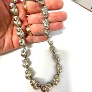 Vintage Jaycraft Choker/Collar Silver Tone Necklace